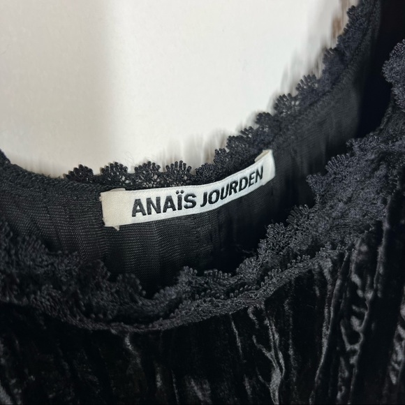 Anais Jourden Crushed Velvet Layered Slip Dress - Picture 4 of 12